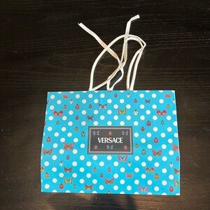 Versace shopping bag.